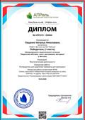 Диплом за 1 место в педагогическом конкурсе номинация : "Воспитательная деятельность"